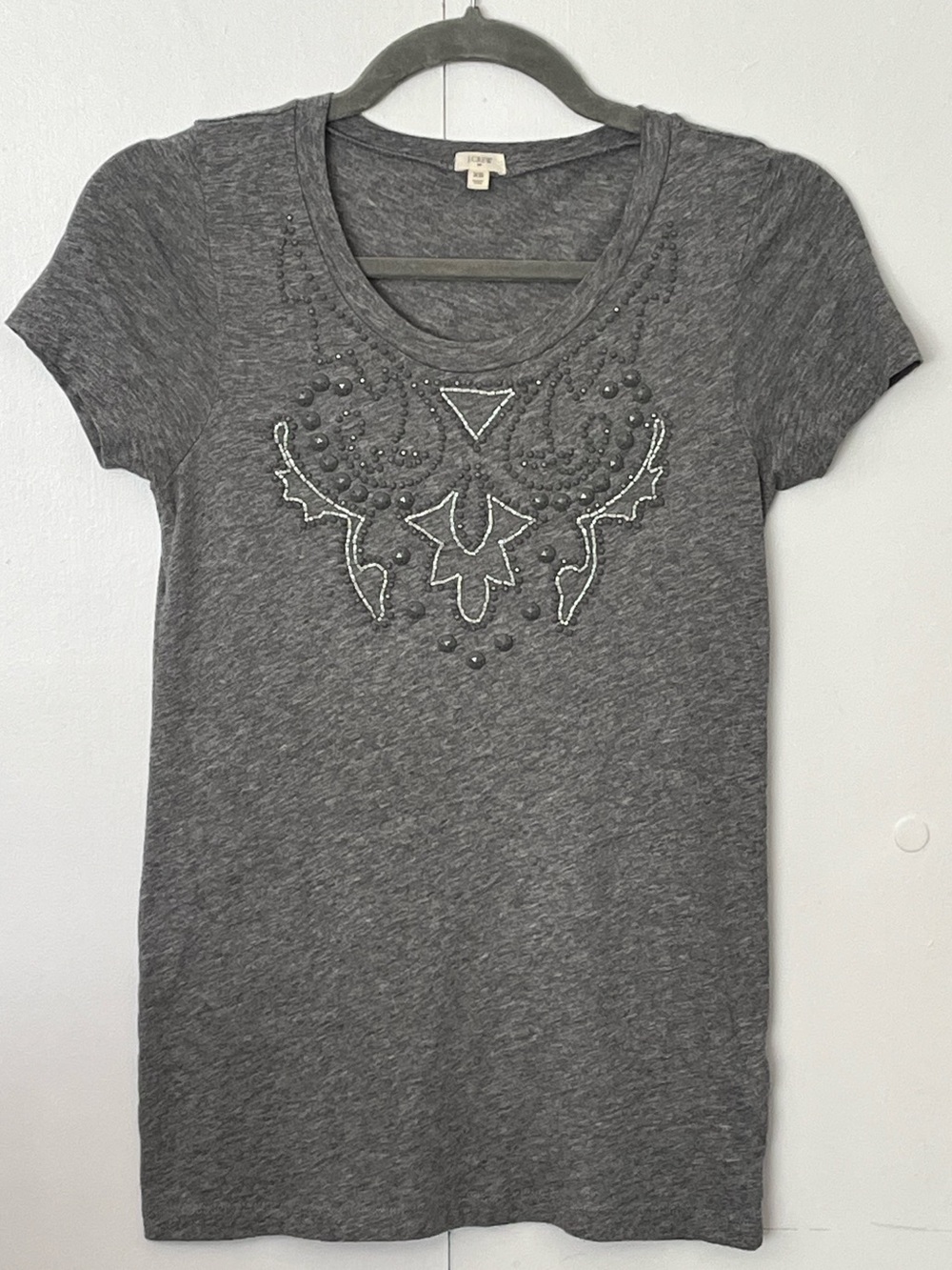 J.Crew Factory Embellished Tee XS